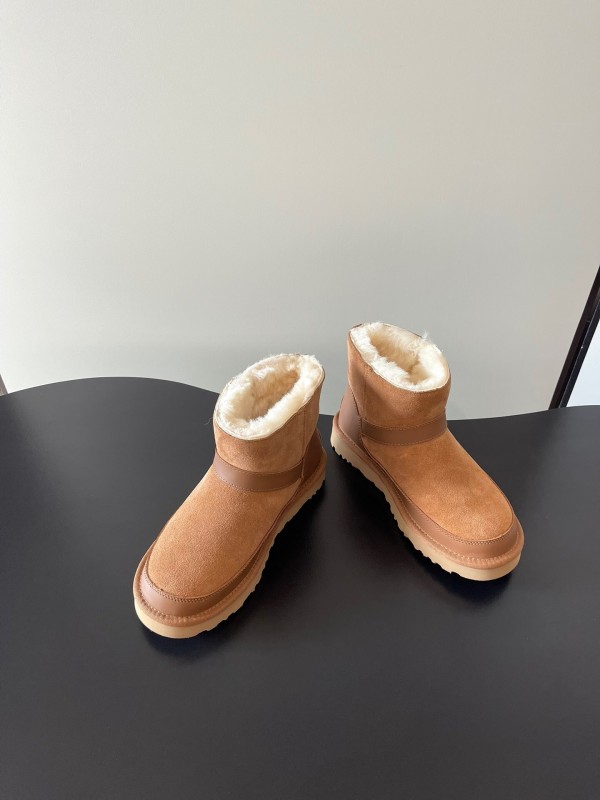 UGG 4512 Flat Buckle Ultra Wool Anti-Slip Snow Boots - AS00290