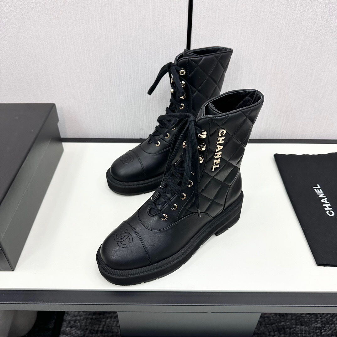 Chanel Fall/Winter Heavy-Duty Boots with Rubber Foam Sole - LY00380/LY00390