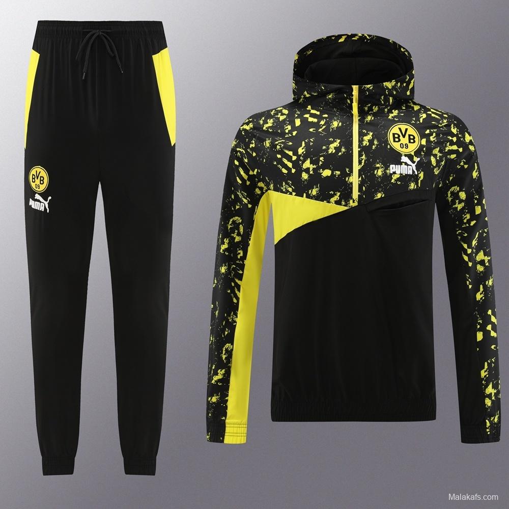 Borussia Dortmund Half Zipper Jacket+Long Pants S-2XL