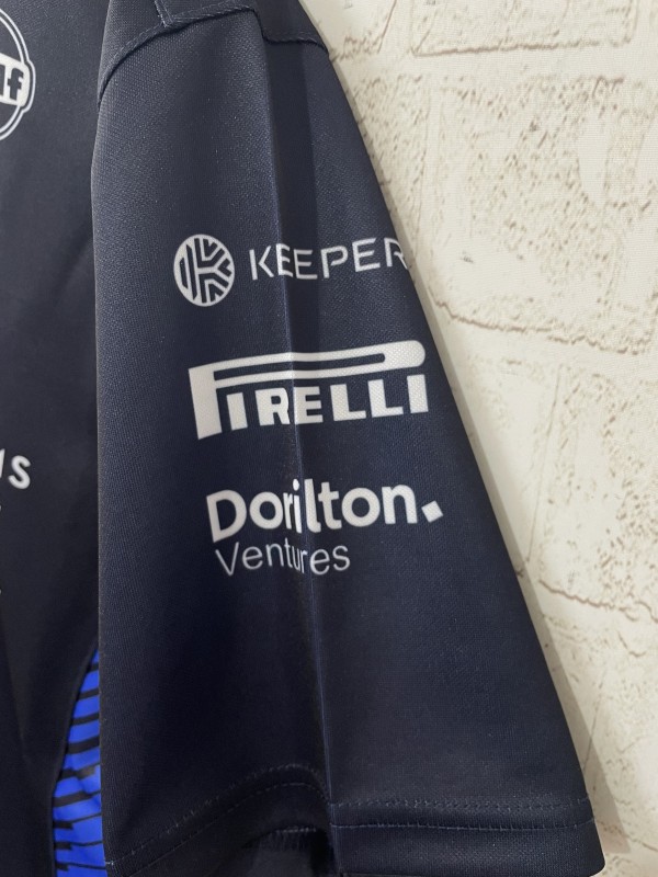 2025 F1 Williams Racing Navy Blue with Blue Diagonal Stripe Team Shirt