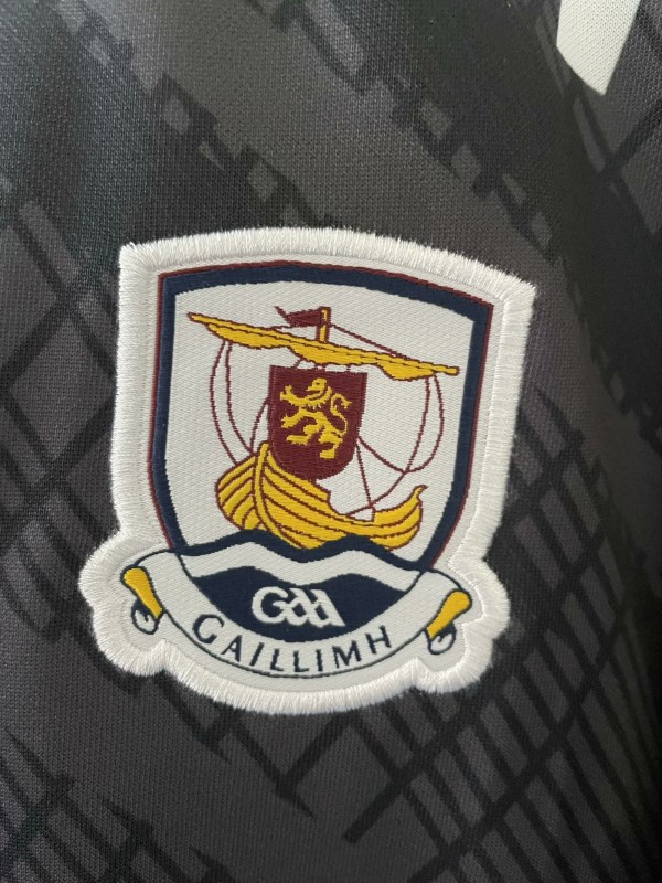 25/26 Galway GAA Black with Diagonal Stripes Jersey