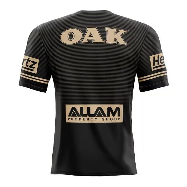 2026 Penrith Panthers Black with Gold Stripes Away Jersey
