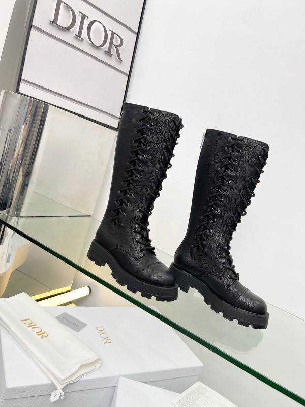 Dior 2025/SS Autumn Winter Boots Retro Work Style Internet Celebrity Boots - LY00460