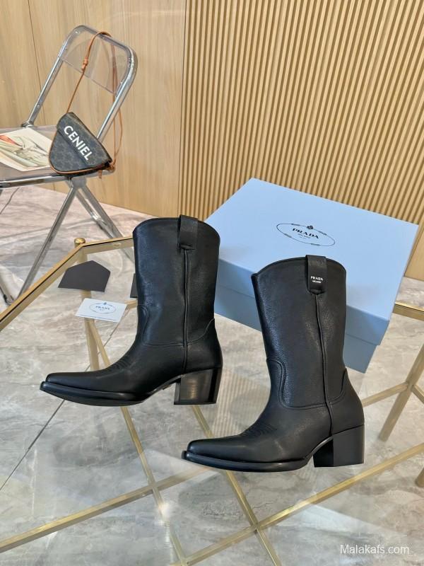 Prada Classic Pointed Boots 2025 SS - LY00370/LY00440