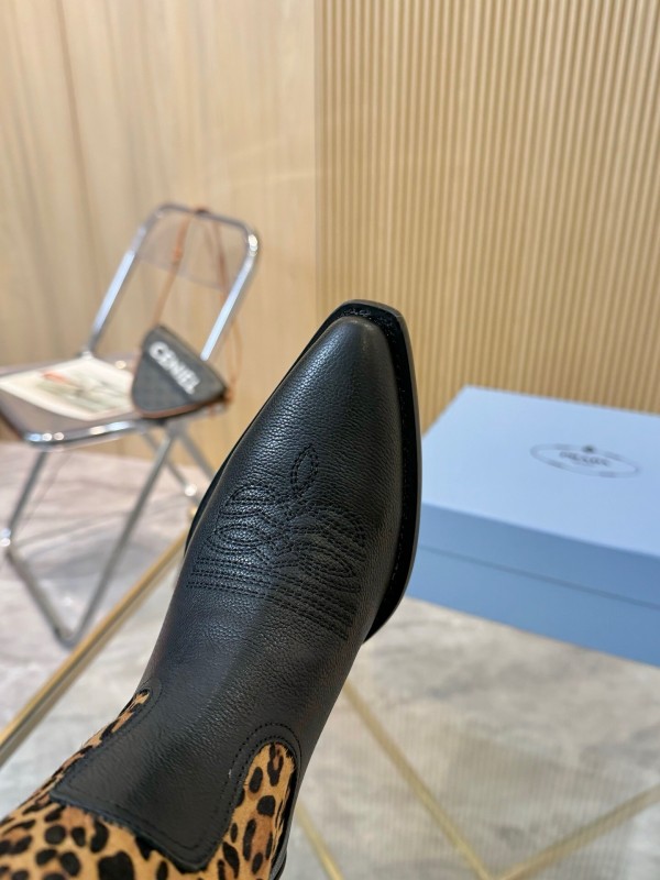 Prada Classic Pointed Toe Boots - LY00370/LY00440