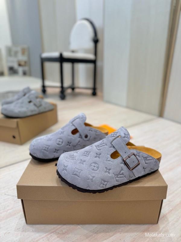 Louis Vuitton Louis Vuitton × BIRKENSTOCK Boston Soft Sole Mule Slippers - KFY00300