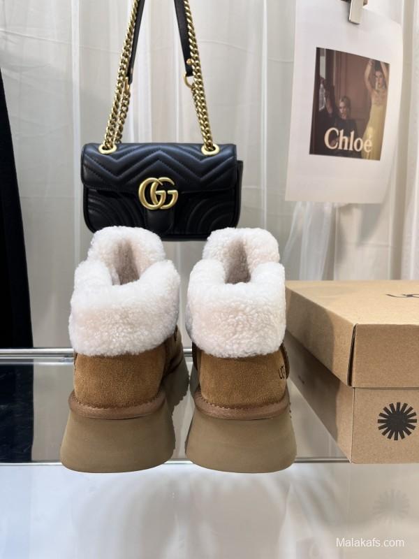 UGG Fluff Yeah Slide Platform Slippers - MJ00280