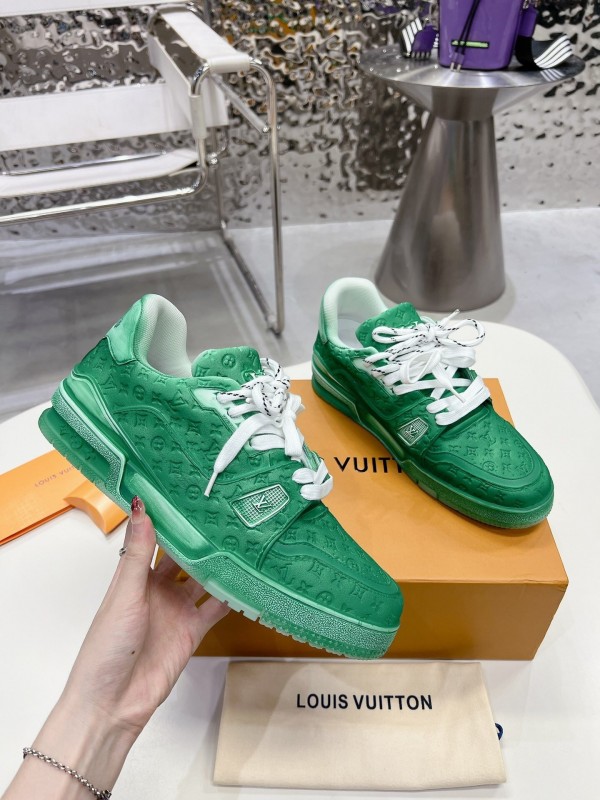 LV TRAINER Basketball Series Washed Sneakers - LY00430