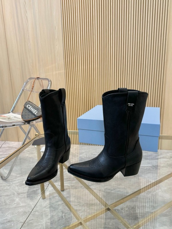 Prada Classic Pointed Boots 2025 SS - LY00370/LY00440