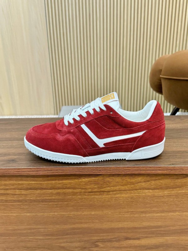 Tom Ford 2025 SS Casual Sneakers with Classic Color Blocking and Imported Leather Insole - AS00350