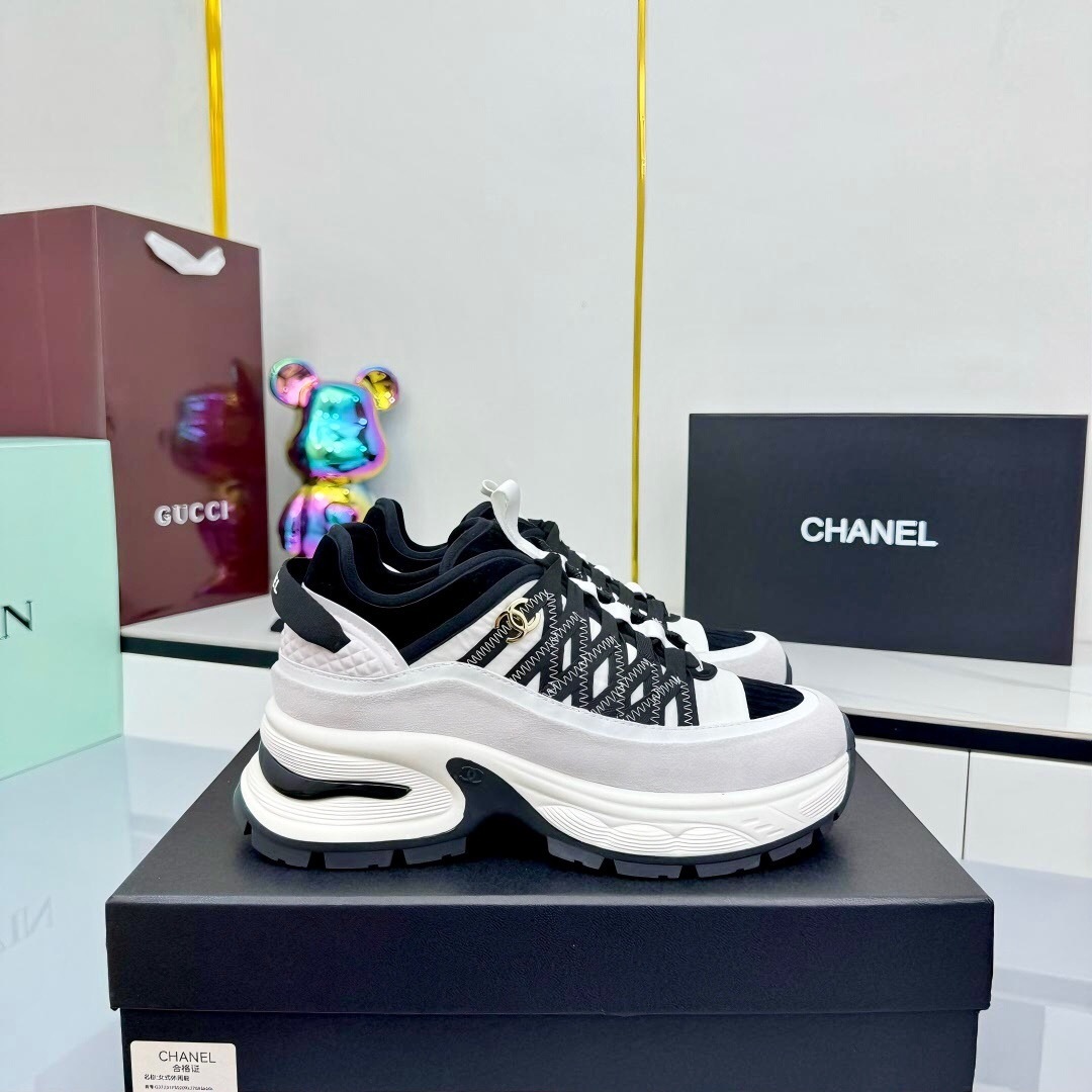 Chanel 2025 SS Panda Sneakers Classic Casual Sports Shoes - LY00360