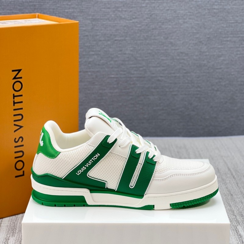 Louis Vuitton Trainer Sneaker Low 2025 SS New Colorway Unisex Casual Basketball Shoes - LY00400