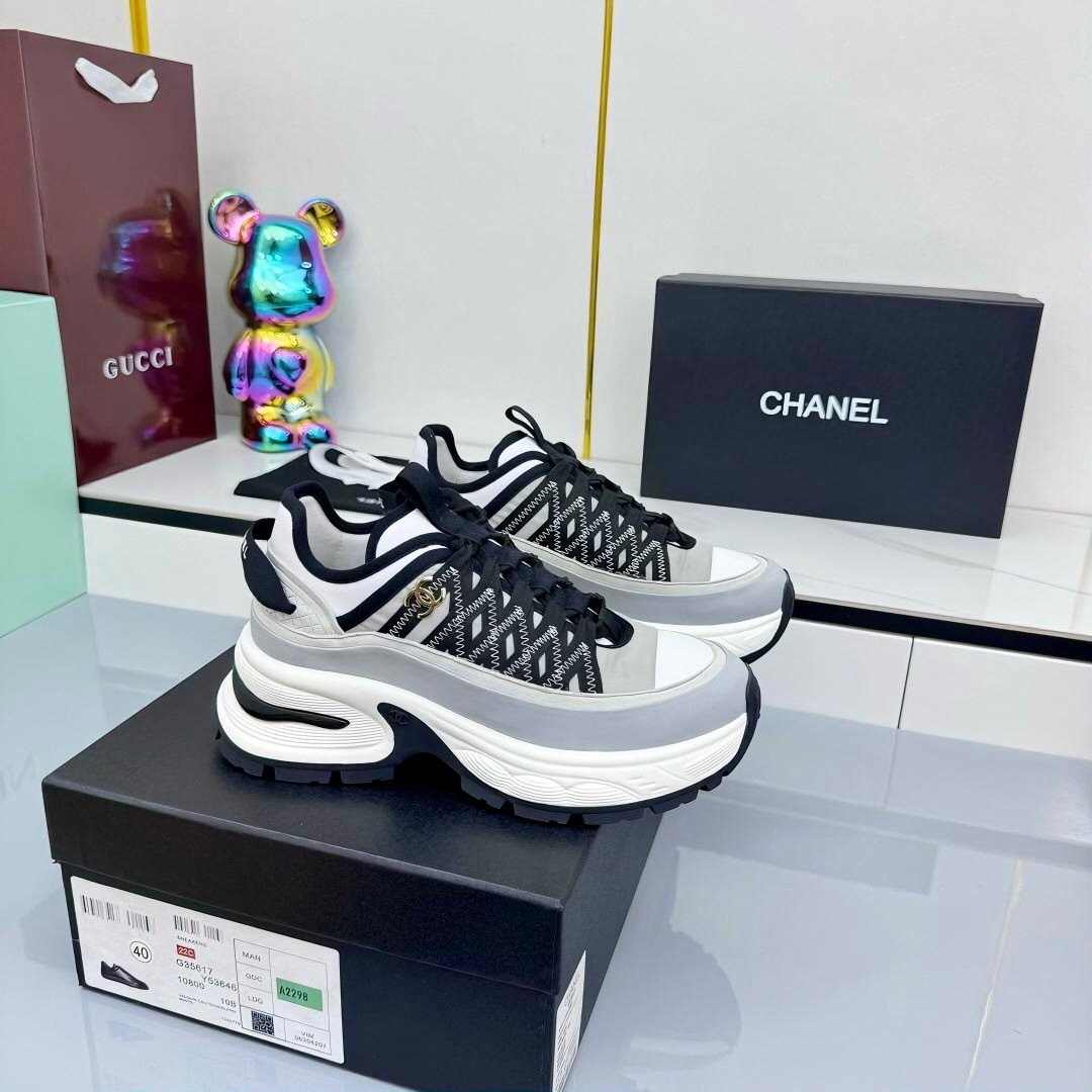 Chanel 2025 SS Panda Sneakers Classic Design Casual Sports Shoes - LY00360