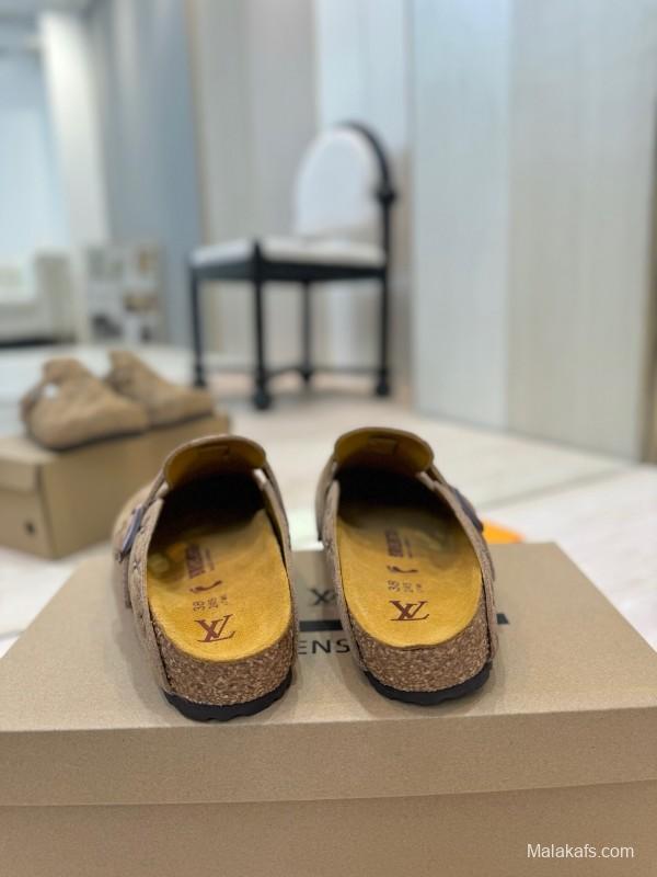 Louis Vuitton Louis Vuitton × BIRKENSTOCK Boston Soft Sole Mule Slippers - KFY00300