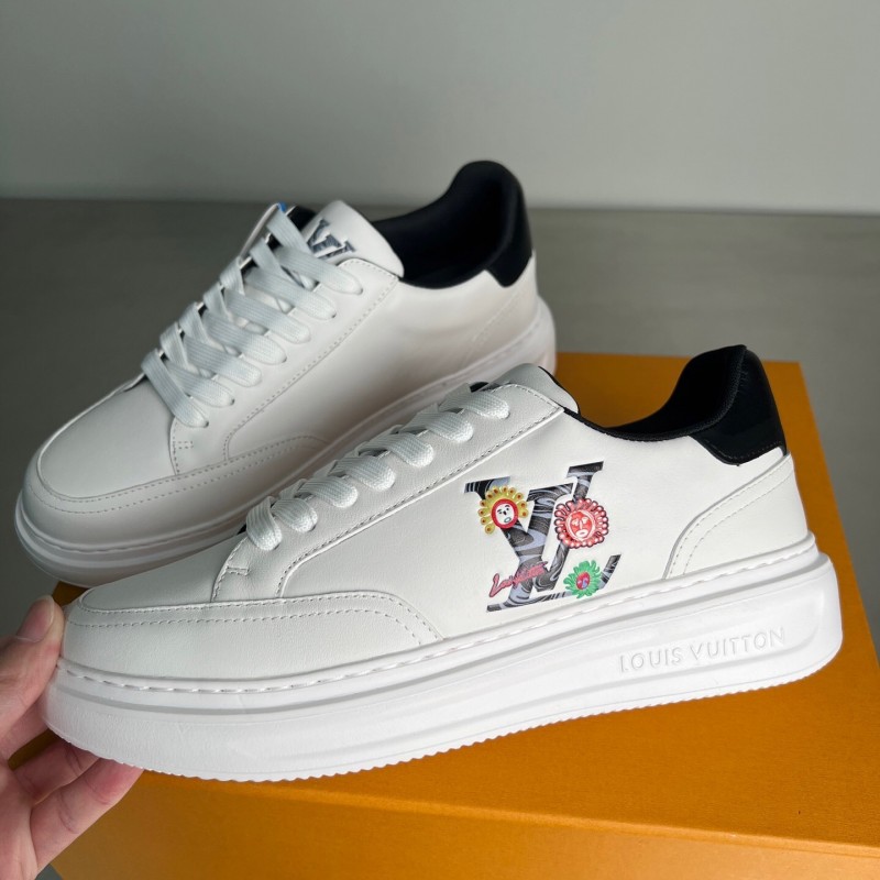 Lv Beverly Hills Low Top Fashion Sneakers Unisex Couple - YC