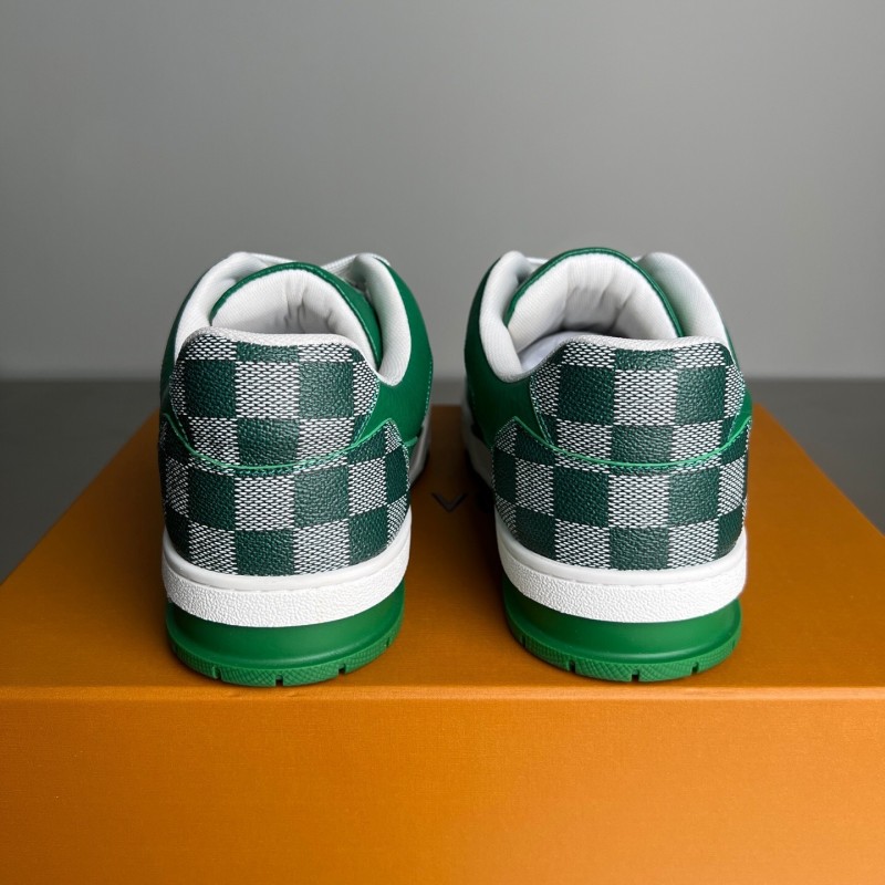 Louis Vuitton Signature Logo Casual Shoes with Imported Calfskin - YC