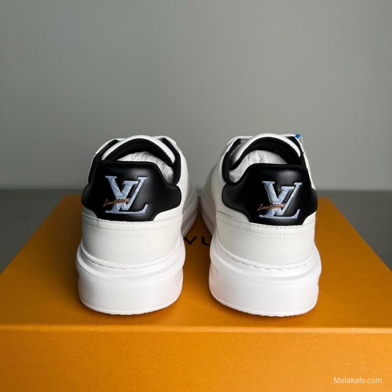 Lv Beverly Hills Low Top Fashion Sneakers Unisex Couple - YC