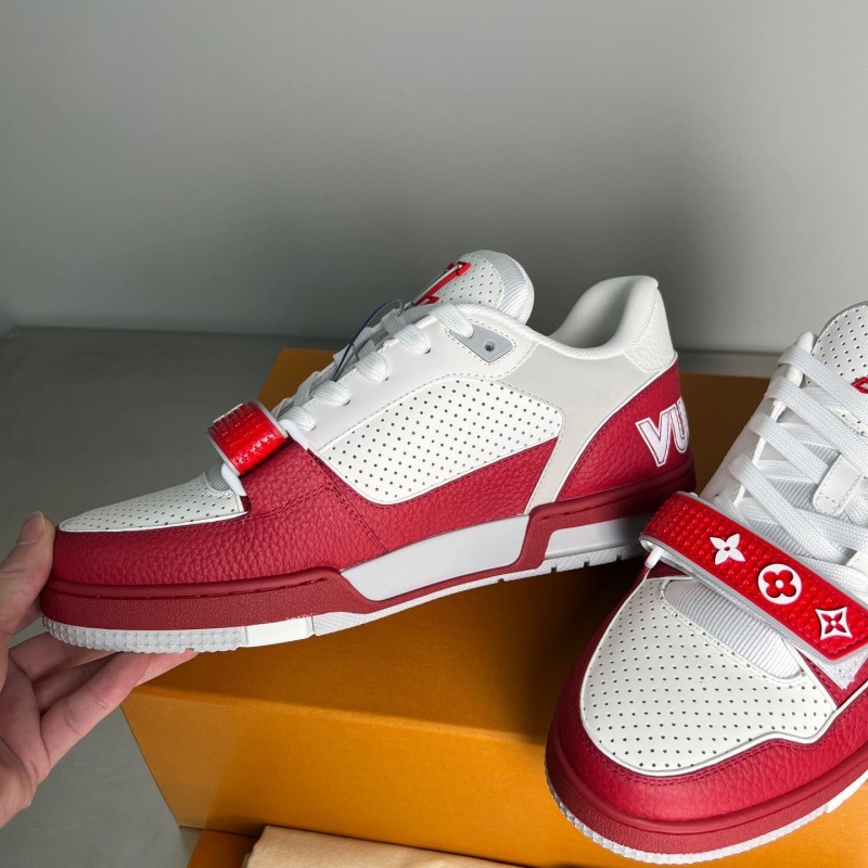 Lv 2025 Spring Summer Collection Premium Replica Signature Logo Sneakers - YC
