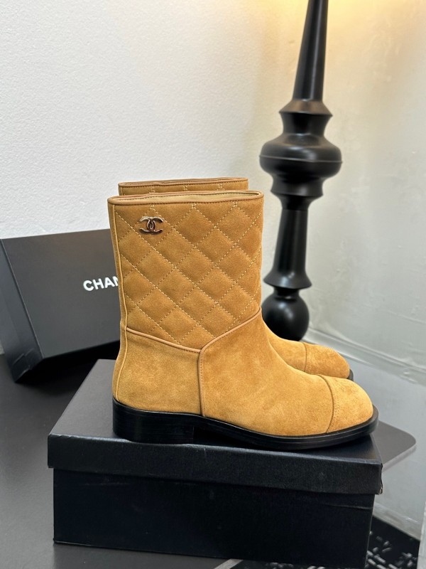 Chanel 2025 SS Short Boots Essential Fall Winter Item - LY00420