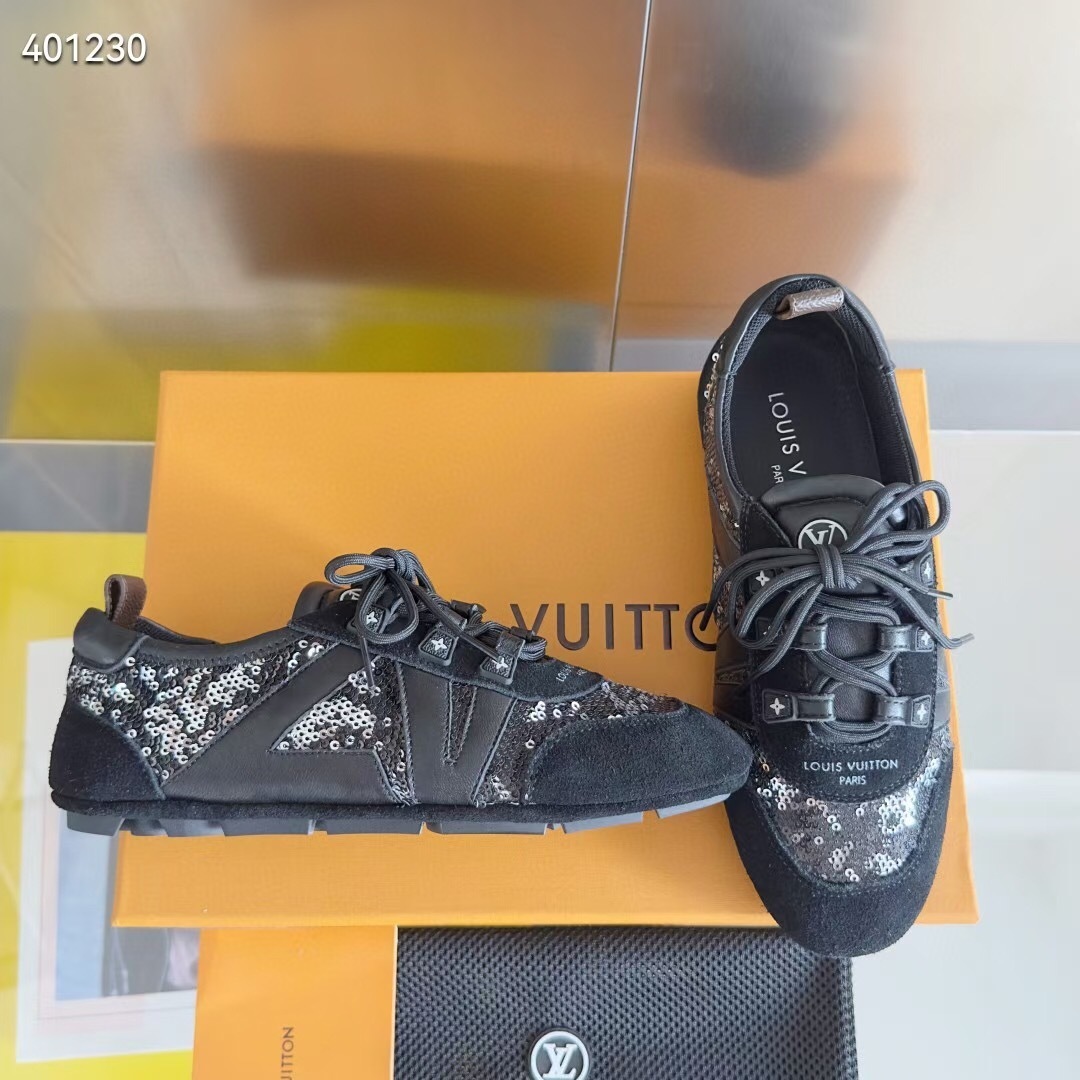 Louis Vuitton SNEAKERINA Ballet Sneakers Couple Edition with Chip - AS00350