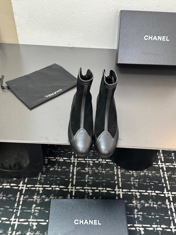 Chanel 2025 SS Short Boots Essential Fall Winter Fashion Item - LY00390