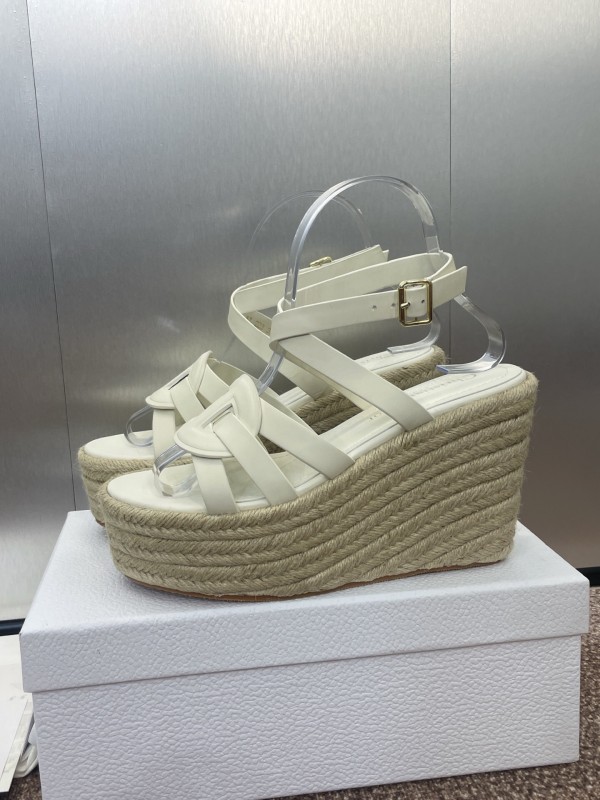 Dior D-Club Jelly Color Hollow Layered Cross Strap Platform High Heel Women Shoes - KFY00290
