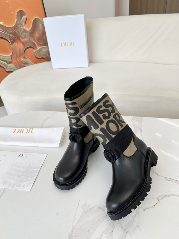 Dior 2025/SS Autumn Winter Boots Retro Work Boots Slip-On - LY00320