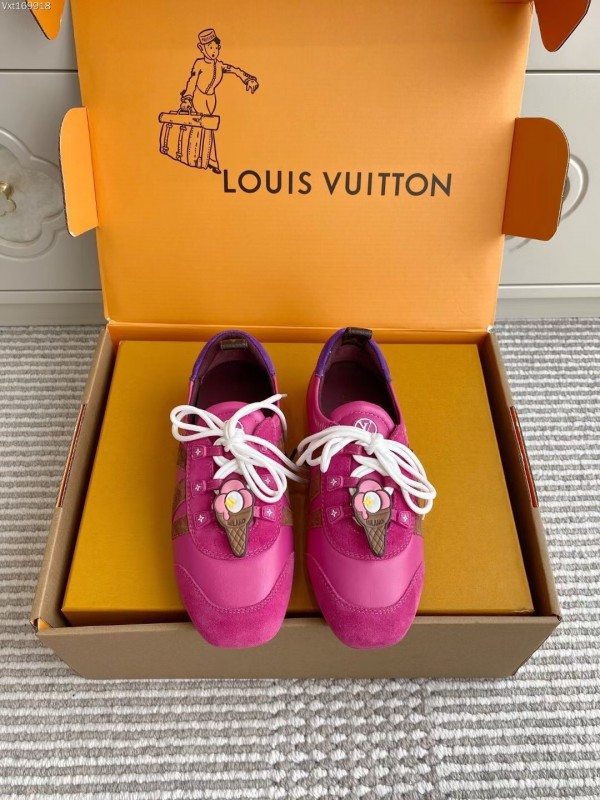 Louis Vuitton SNEAKERINA Ballet Sneakers Couple Edition with Chip - AS00350