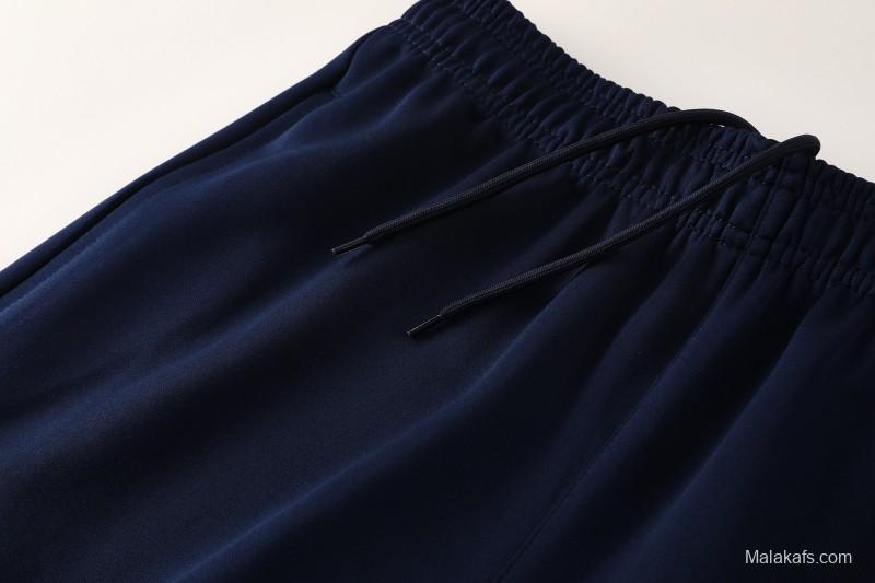 25/26 SSC Napoli Navy Blue  Full zipper Jacket Tracksuit+ long pants