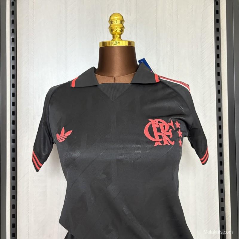 25/26 Women Flamenco Retro Black Jersey