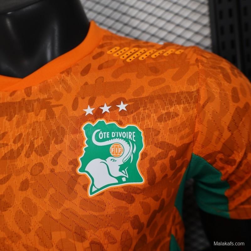 2026 Player Version Ivory Coast Home Jersey
