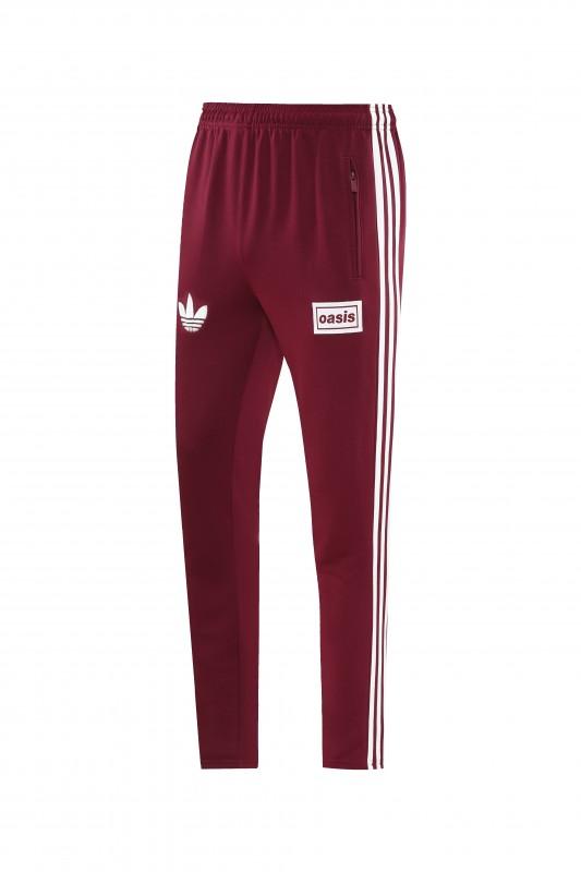 2026 Adidas x OASIS Wine Full Zipper Jacket + Long Pants