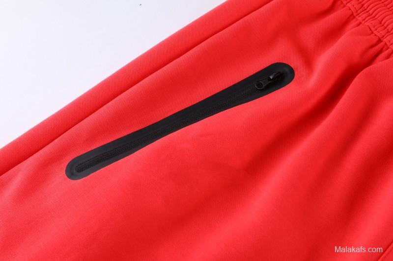 26/27 Liverpool Red Full Zipper Hooded Jacket Tracksuit + Long Pants