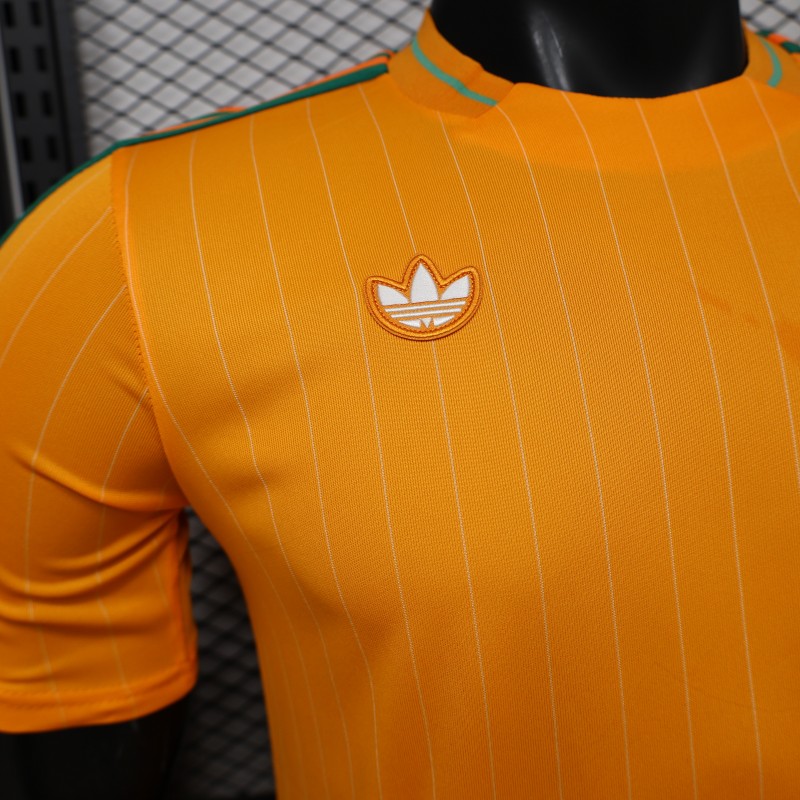 Player Version 2026 Ivory Coast Orange Terrace Icons White Jersey