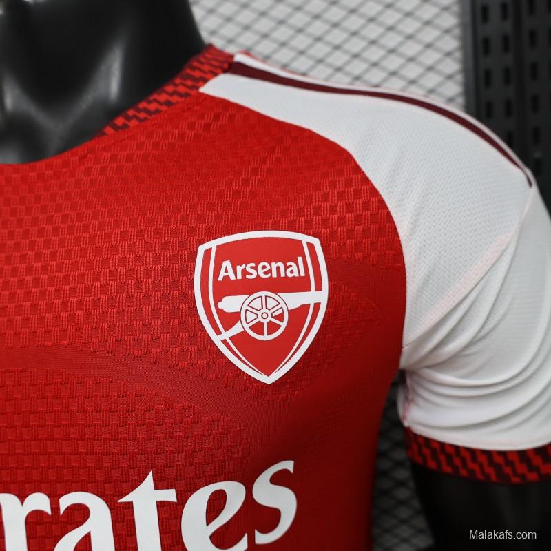 Player Version 26/27 Arsenal Red & White  Home Jersey