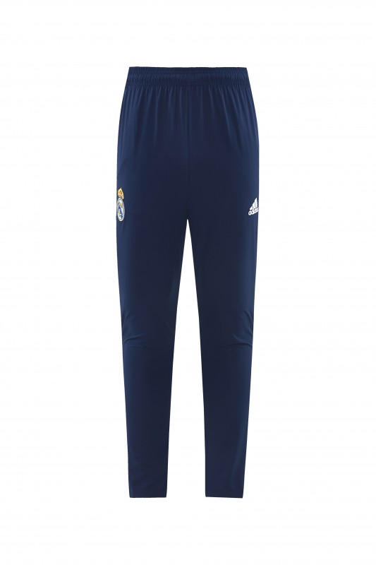 26/27 Real Madrid Navy Blue Full Zipper Hooded Windbreaker Tracksuit + Long Pants