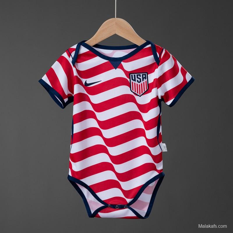 26/27 USA Baby Home Jersey 9/12