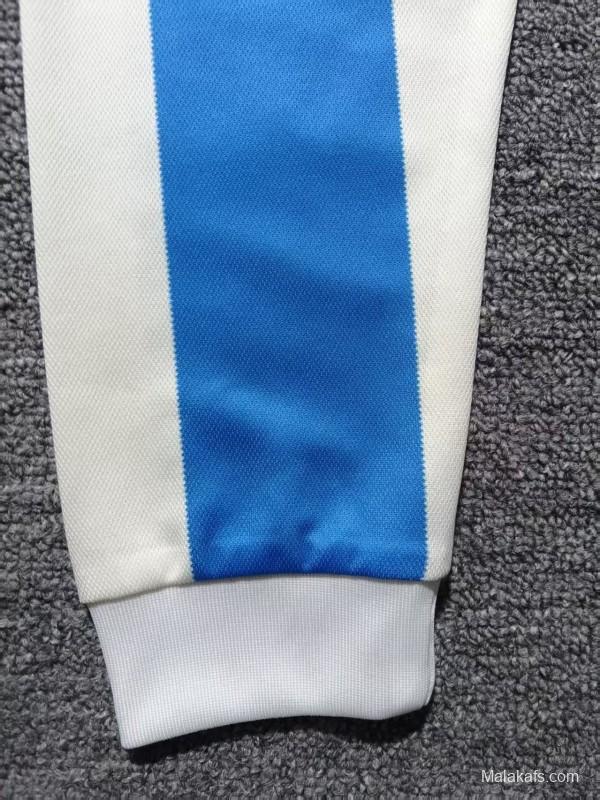 Retro 1986 Kids Argentina Home Long Sleeve Jersey