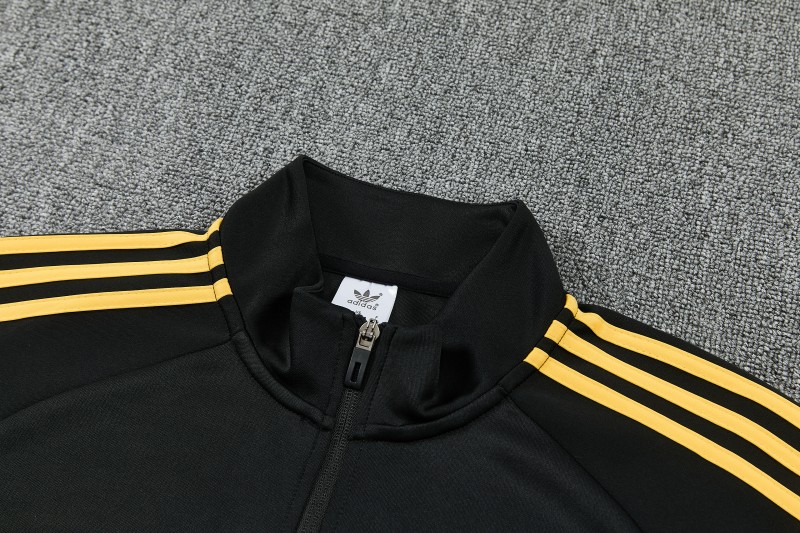26/27 Manchester United Black & Blue Full Zipper Jacket Tracksuit + Long Pants