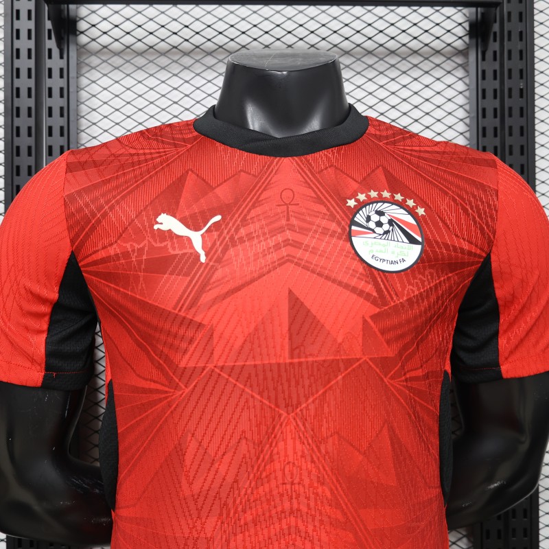 Player Version 2026 Egypt Red  Home Jersey