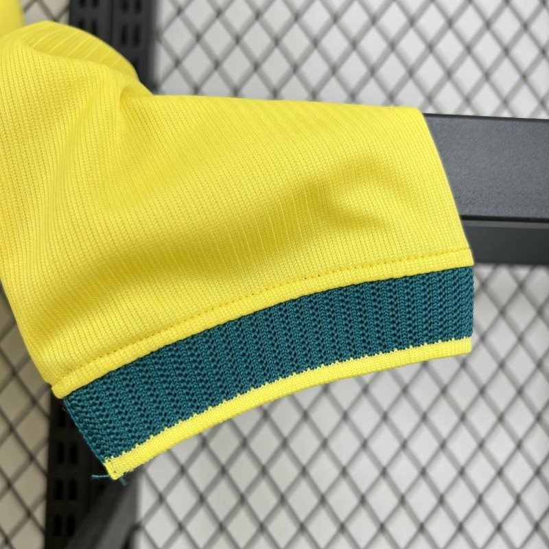2026 Mens Brazil World Cup Home Long Sleeve Jersey