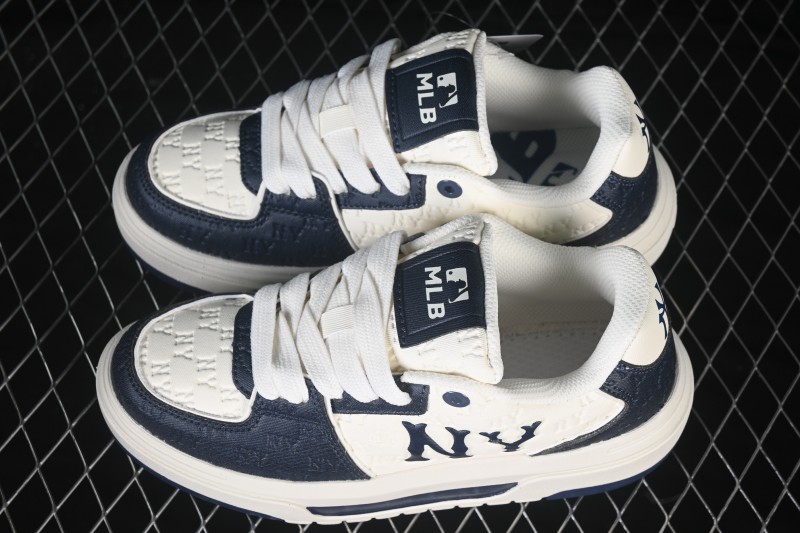 MLB Chunky Curve Liner New York Yankees Thick Sole Casual Running Shoes - 3ASXM066N50NYS