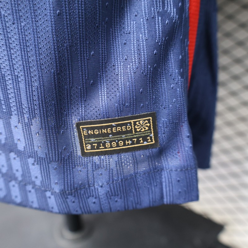 Player Version 26/27 PSG Blue Polo Collar Jersey
