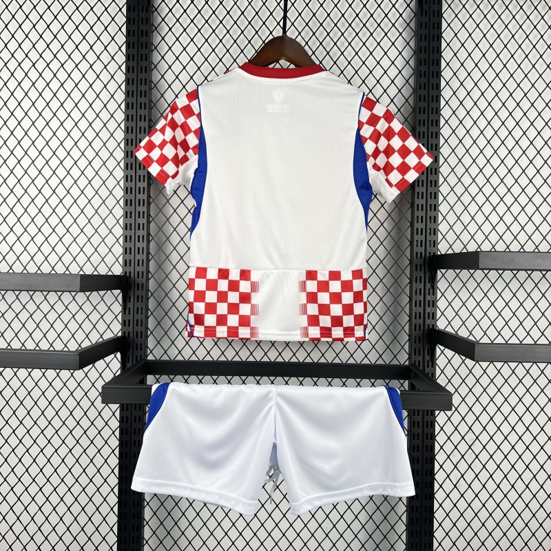 2026 Kids Croatia World Cup Home Kit