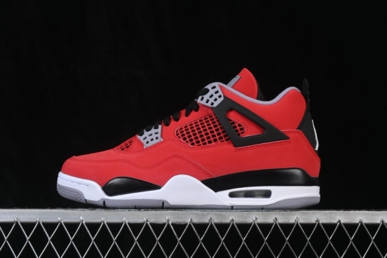 Air Jordan 4 Retro OG 'Toro' Basketball Shoes with Premium Leather Upper - FQ8138-600