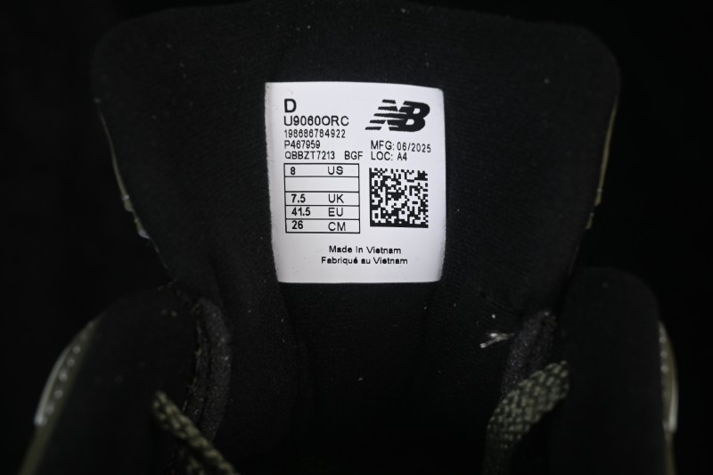 New Balance NB9060 Retro Lifestyle Running Shoes with ABZORB Cushioning - U9060ORC