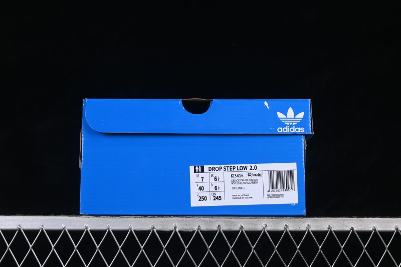 Adidas Originals Drop Step Low 2.0 Basketball-Style Campus Casual Skateboarding Shoes - KI3416