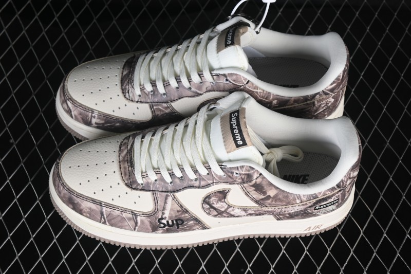 Nike Air Force 1 '07 Low Triple Collaboration Autumn Woodland Casual Sneakers - DF0188-125