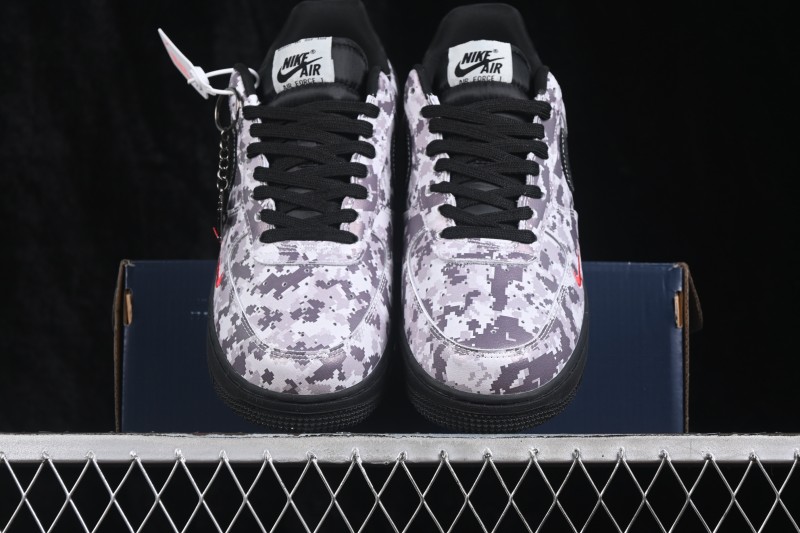 Nike Air Force 1 '07 Low Collaboration Casual Skateboarding Shoes with Full-Length Air Cushion - JL8888-001