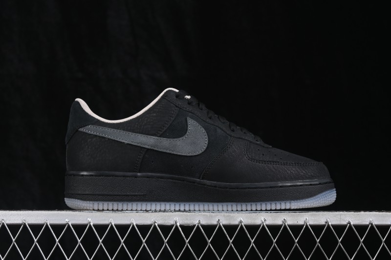 Nike Air Force 1 '07 Low Basketball Sneakers with Classic Leather Upper - IQ9791-001